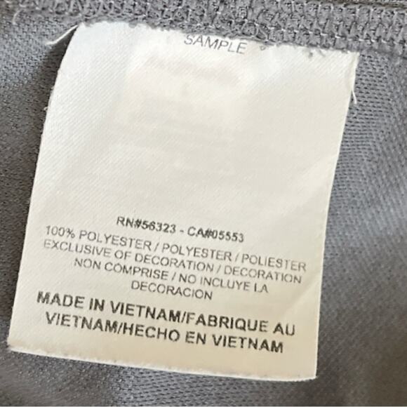 NIKE GOLF Tour Performance Polo Shirt Gray Abstract Stripes Size Large - Picture 6 of 8